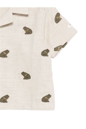 beige linen shirt DONSJE KIDS | 411680100003